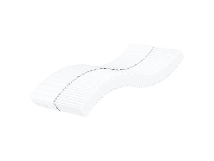 vidaXL Schaumstoffmatratze Weiß 100x210 cm Härtegrad H2 H3