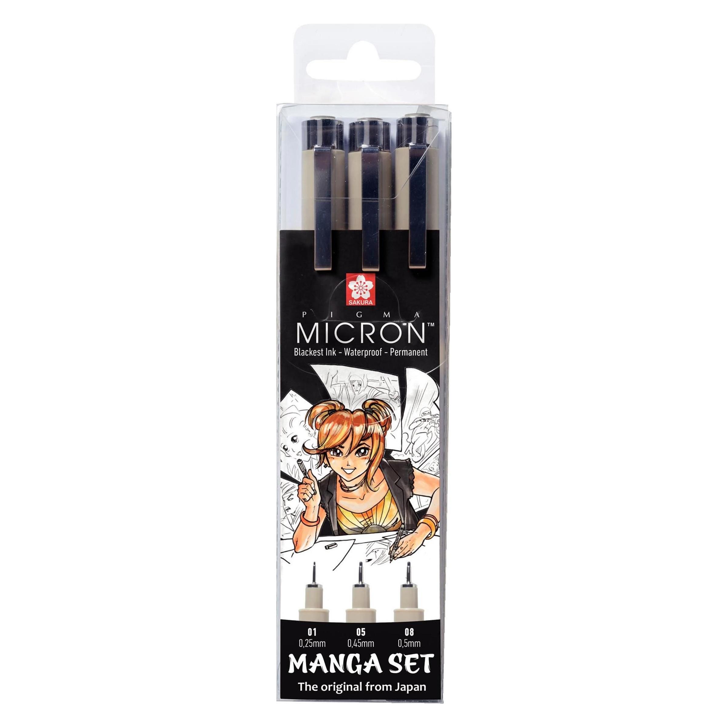 Sakura Pigma Micron (3x) (POXSDKMAN3)