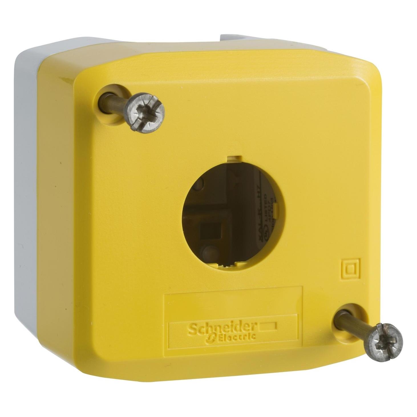 Schneider Electric Control Station Pushbutton, 1 Hole (Gehäuse) (XALK01H7)