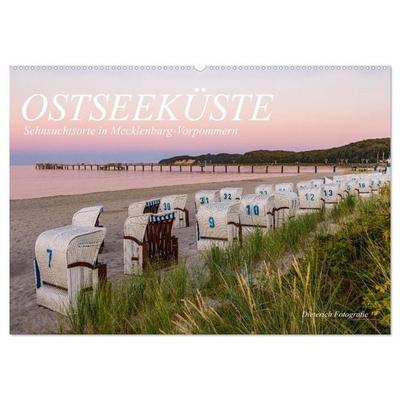 OSTSEEKÜSTE Sehnsuchtsorte in Mecklenburg-Vorpommern (Wandkalender 2027 DIN A2 quer), CALVENDO Monatskalender