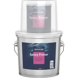 Yachtcare 2-K Epoxy Primer - 2,25L - Weiß - 2-Komponenten Epoxid Grundierung für Antifouling und Lacksysteme - Osmoseschutz