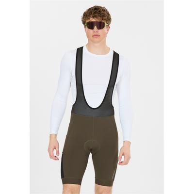 Radhose ENDURANCE "Brillant", Herren, Gr. XXL, EURO-Größen, braun, 75% Polyamid, 25% Elasthan, unifarben, Hosen, mit praktischen Trägern und hoher Funktionalität