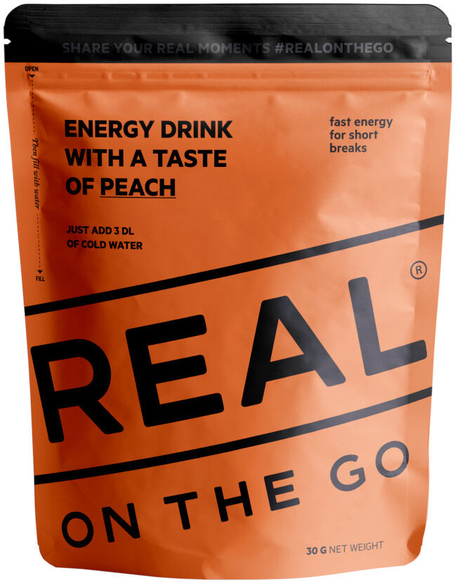 REAL Outdoor Food REAL On The Go Energy Drink - Persika 30g