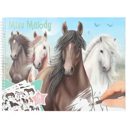 Miss Melody Pferde Malbuch