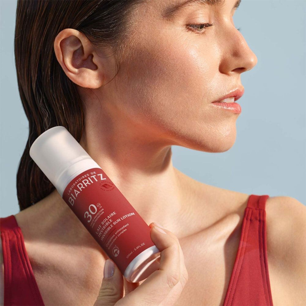 Laboratoires DE Biarritz Lait Solaire Invisible Spf30 - solaire invisible Spf30. 100 ml Milch