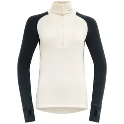 Devold EXPEDITION MERINO SILK ZIP WMN L INK/OFFWHITE