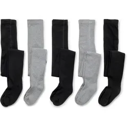 Tchibo - 5 Paar Kinder-Strumpfhosen - Kinder - Gr. 146/152 - schwarz