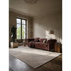 Teppich Polyester Beige 200x290 cm - ERESMA   Kadima Design