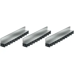 3x1m ACO Self® Hexaline 2.0 Entwässerungsrinne mit Schlitzaufsatz Stahl verzinkt