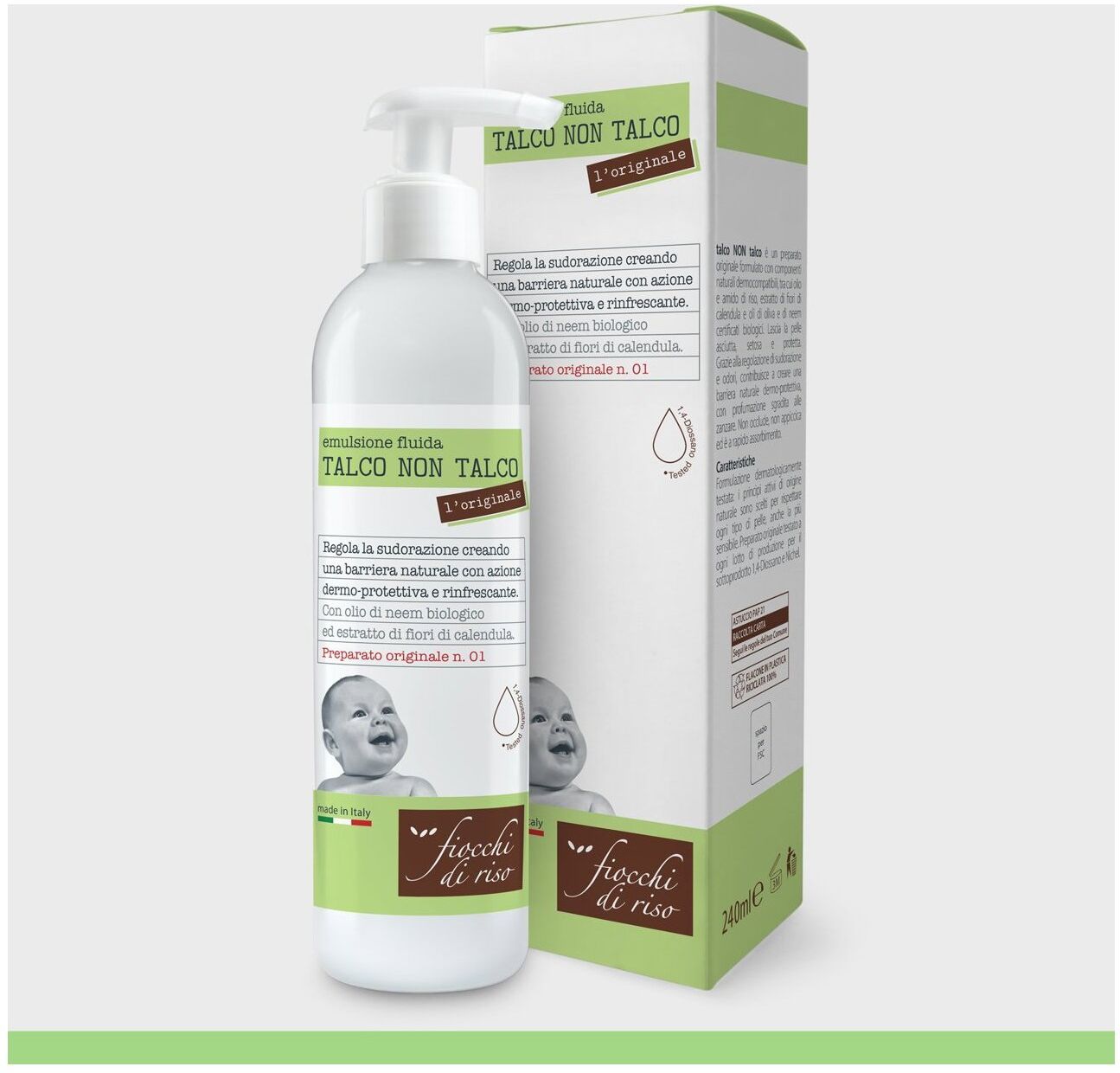 Talco Fiocchi di Riso 0009510007000 non Talco emulsione liquida