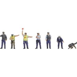NOCH N Polizisten, blaue Uniform Bemalt, Stehend 35011