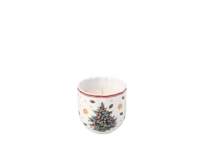 Villeroy & Boch - Toy's Delight Duftkerze Christmas Tree Bunt, Weihnachtsdeko, Dekoration Weihnachten für Festliche Atmosphäre mit Weihnachtsduft, Wachs