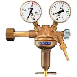 Flaschendruckregler, 200 bar, Argon/Helium, Arbeitsdruck 0-10 bar
