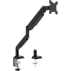 INLINE Tischhalterung mit Lifter und USB/Audio bis max, 82cm 32" 9kg