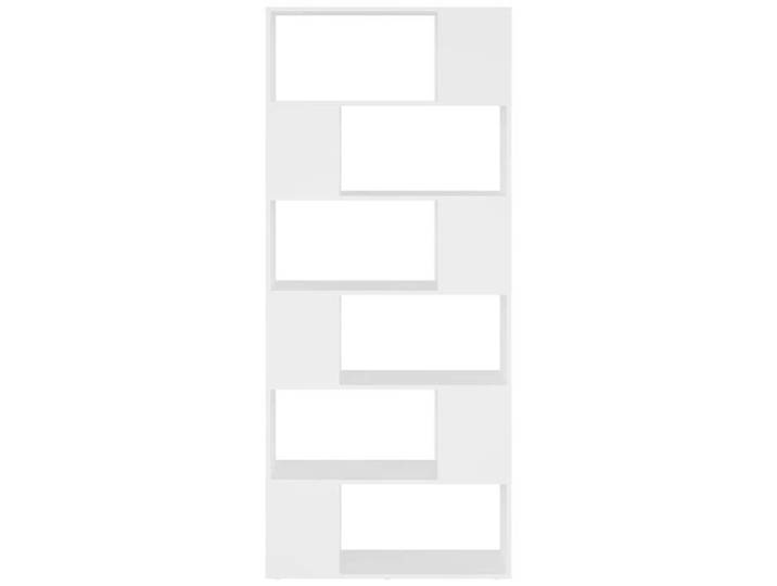 Cabinet de salon Blanc - Bibliothèque - Séparateur de pièce - Blanc - Bois d'ingénierie 694 526019311