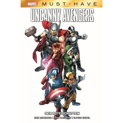 Marvel Must-Have: Uncanny Avengers - Der rote Schatten, Gebundene Ausgabe von Rick Remender,John Cassaday,Brian Michael Bendis, Panini,