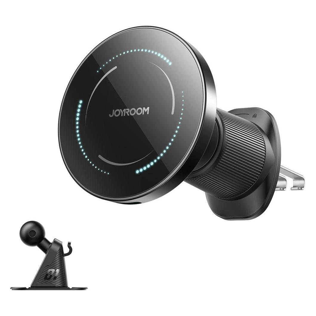 Joyroom Magsafe Mobile Holder with Wireless Charging for Car 15W - Black (JR-ZS502)