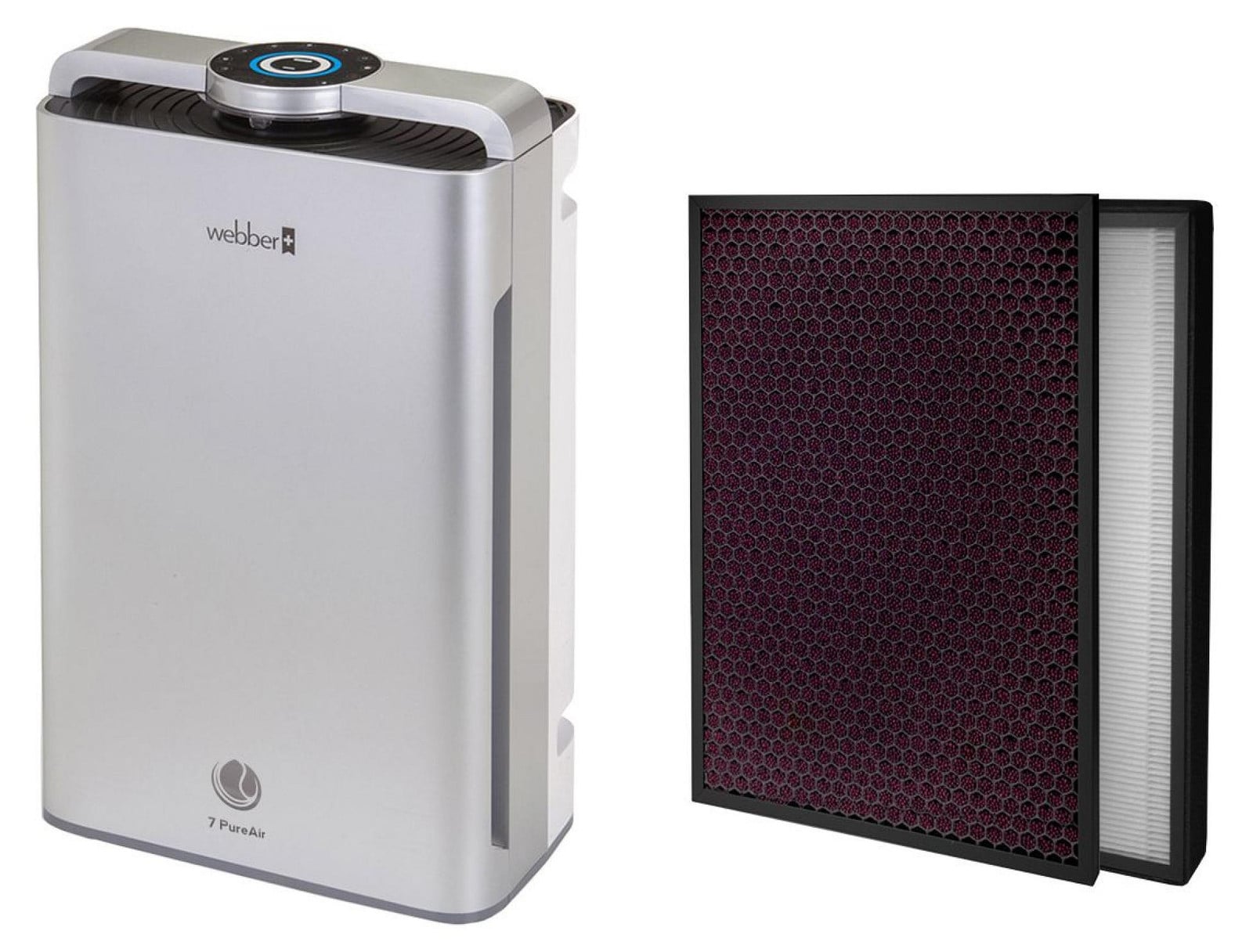 WEBBER AP9700 Luchtzuiveraar met Wi-Fi, zilver
