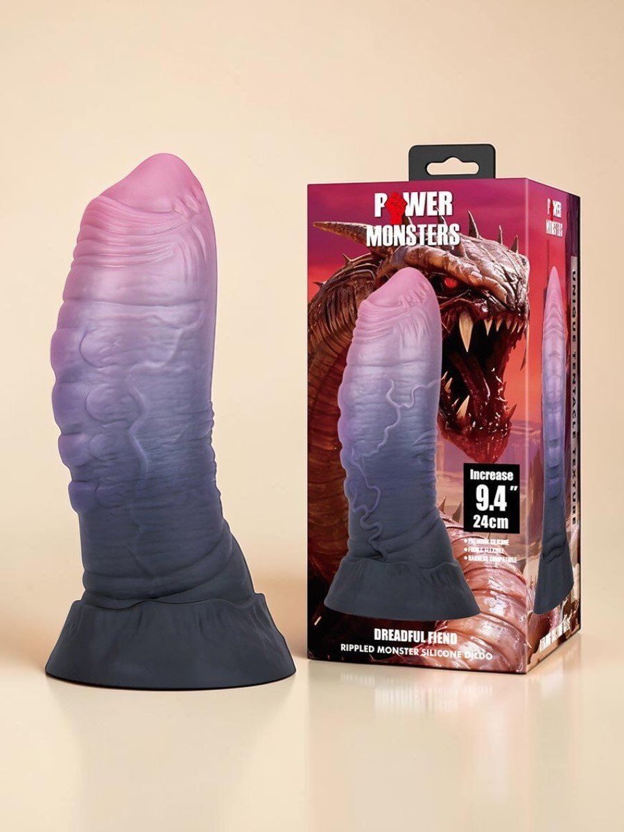 Power Monsters Gode texturé - 24 cm