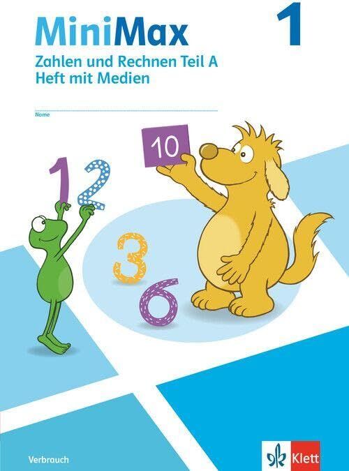 MiniMax 1: Zahlen und Rechnen Teil A - Verbrauchsmaterial mit Medien Klasse 1 (MiniMax. Ausgabe ab 2026) - Preis vom 04.10.2026 03:51:26 h