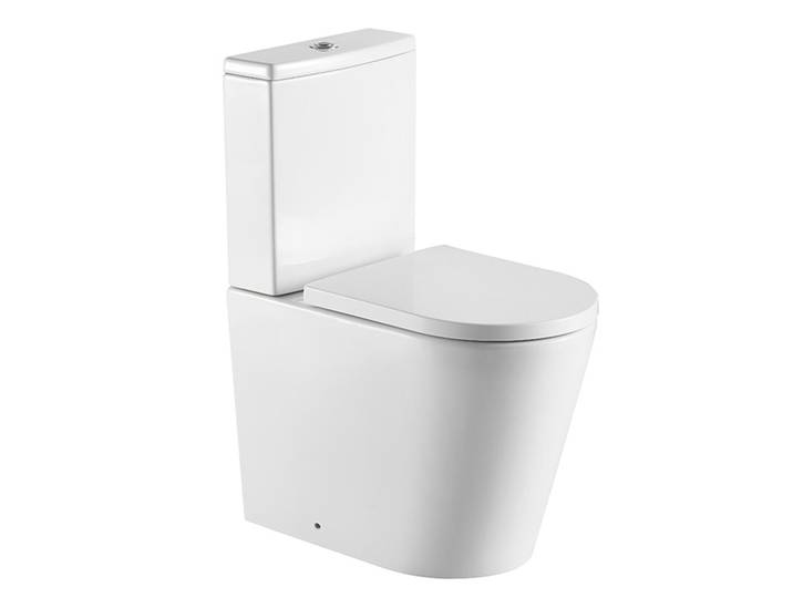 Brevis WC à poser sans bride + abattant softclose (SATBRE031RREXVP-SP)