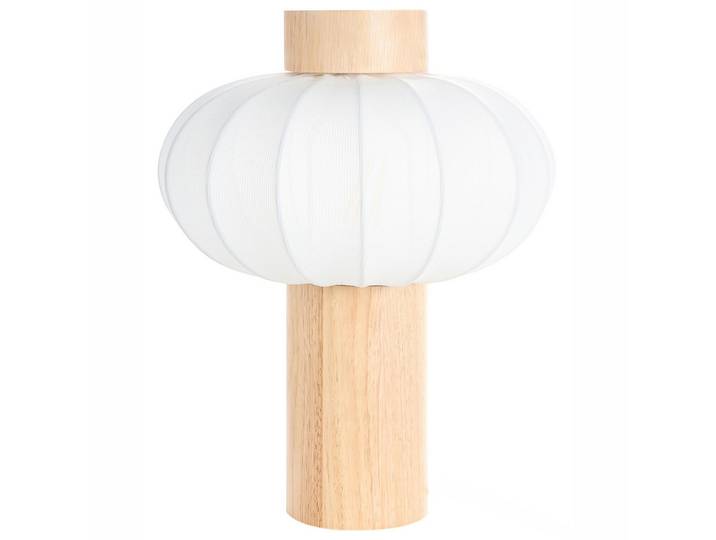 TISCHLAMPE Holz Hellbraun Abens