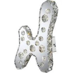 LED Design Wand Lampe Wohn Schlaf Zimmer Beleuchtung Kristall Leuchte Chrom Globo 67043W
