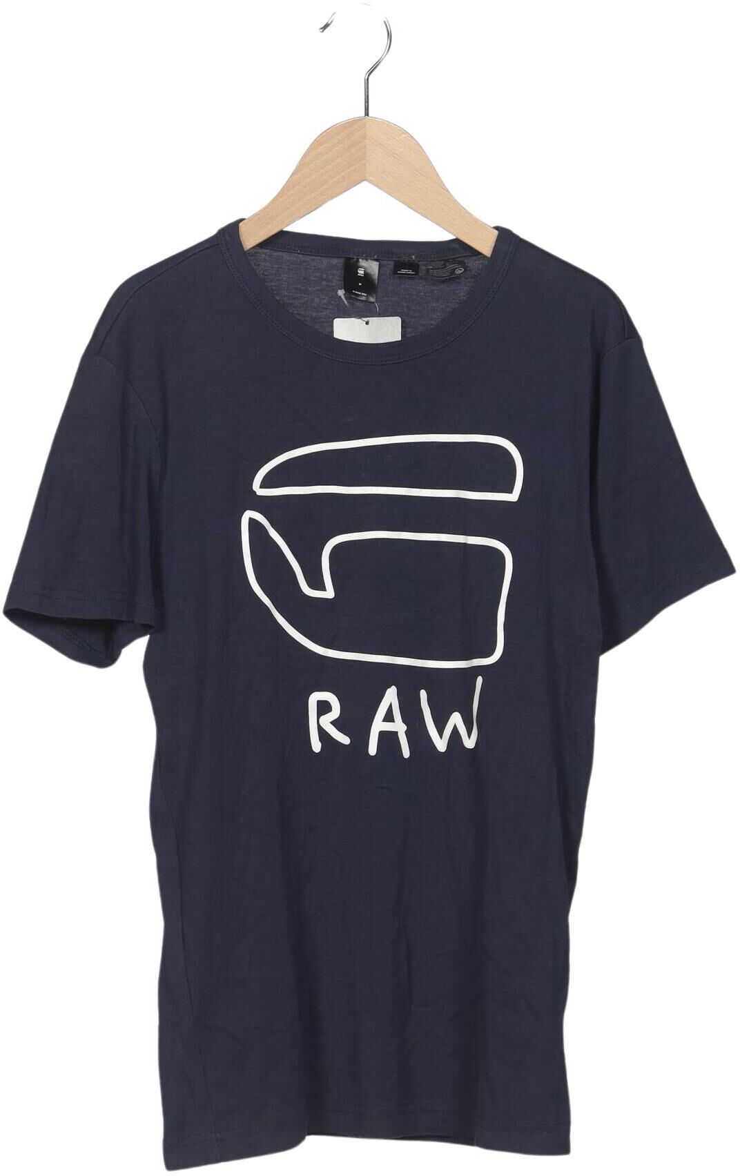 G Star RAW Herren T-Shirt, Marineblau, Gr. M, Baumwolle - Second Hand