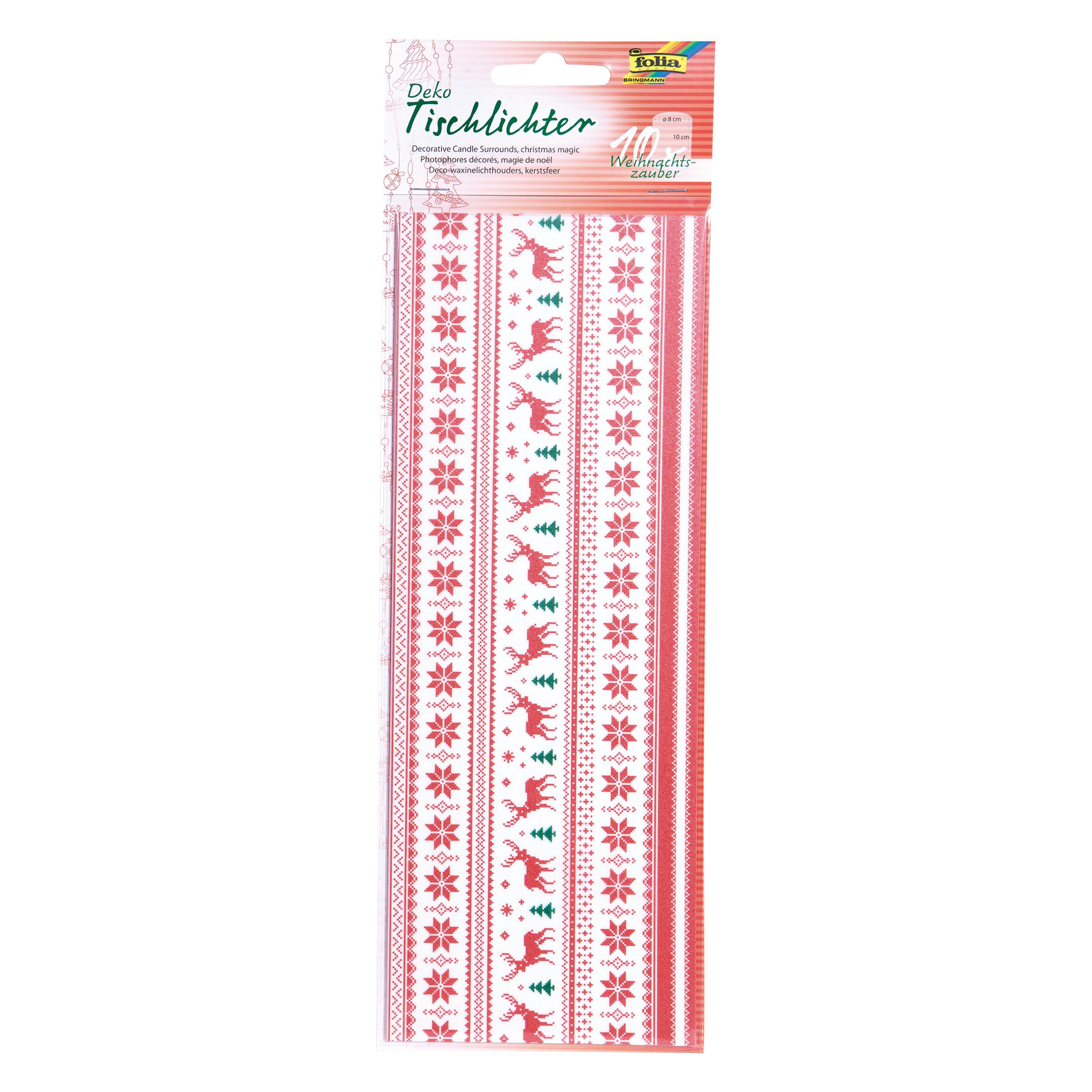 Folia Tischlichter Weihnachtszauber (115 g/m², 1x) (95206)