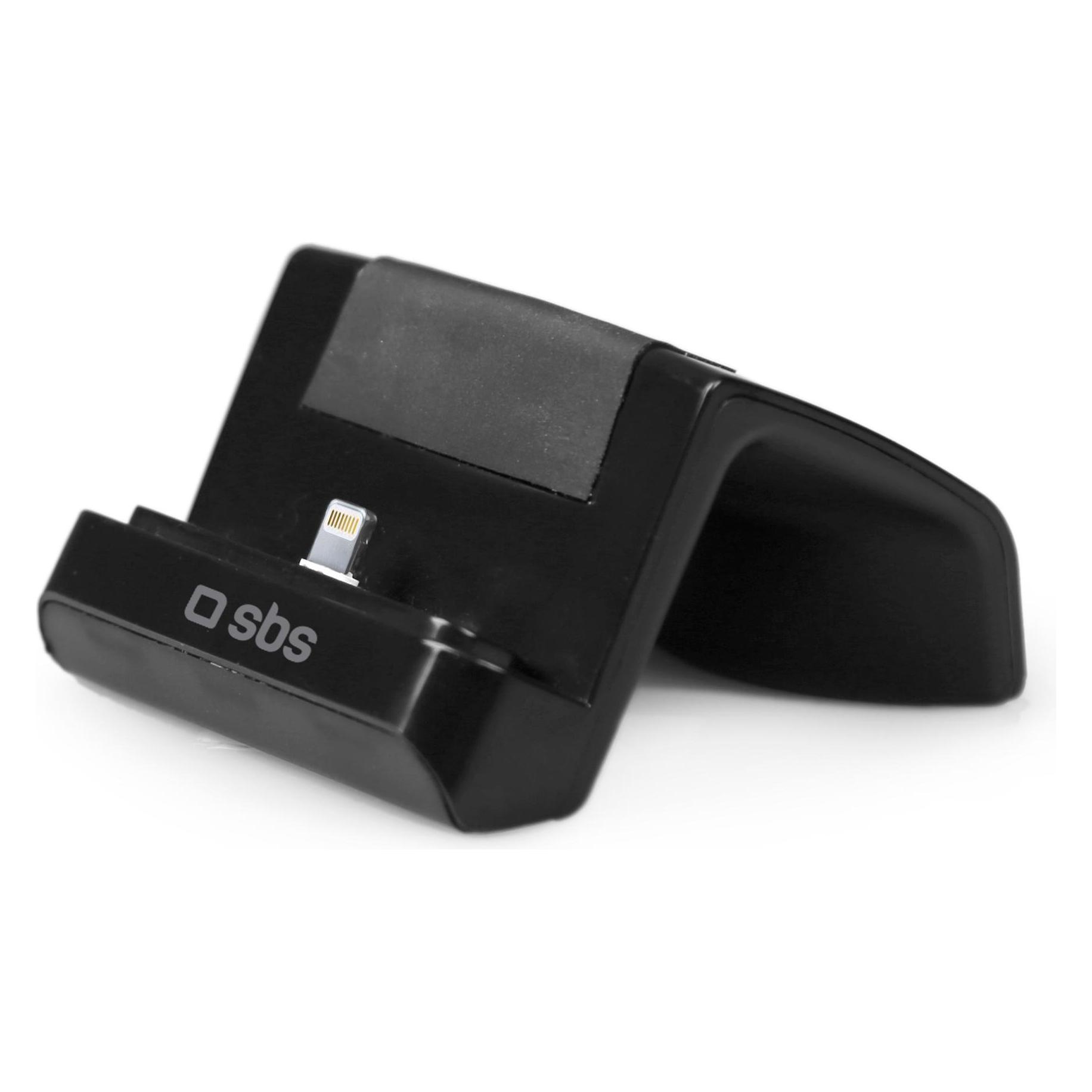 SBS Tischhalterung mit Ladefunktion für iPhone mit Lightning-Anschluss (TESUPPLIGHTNINGDOCK)