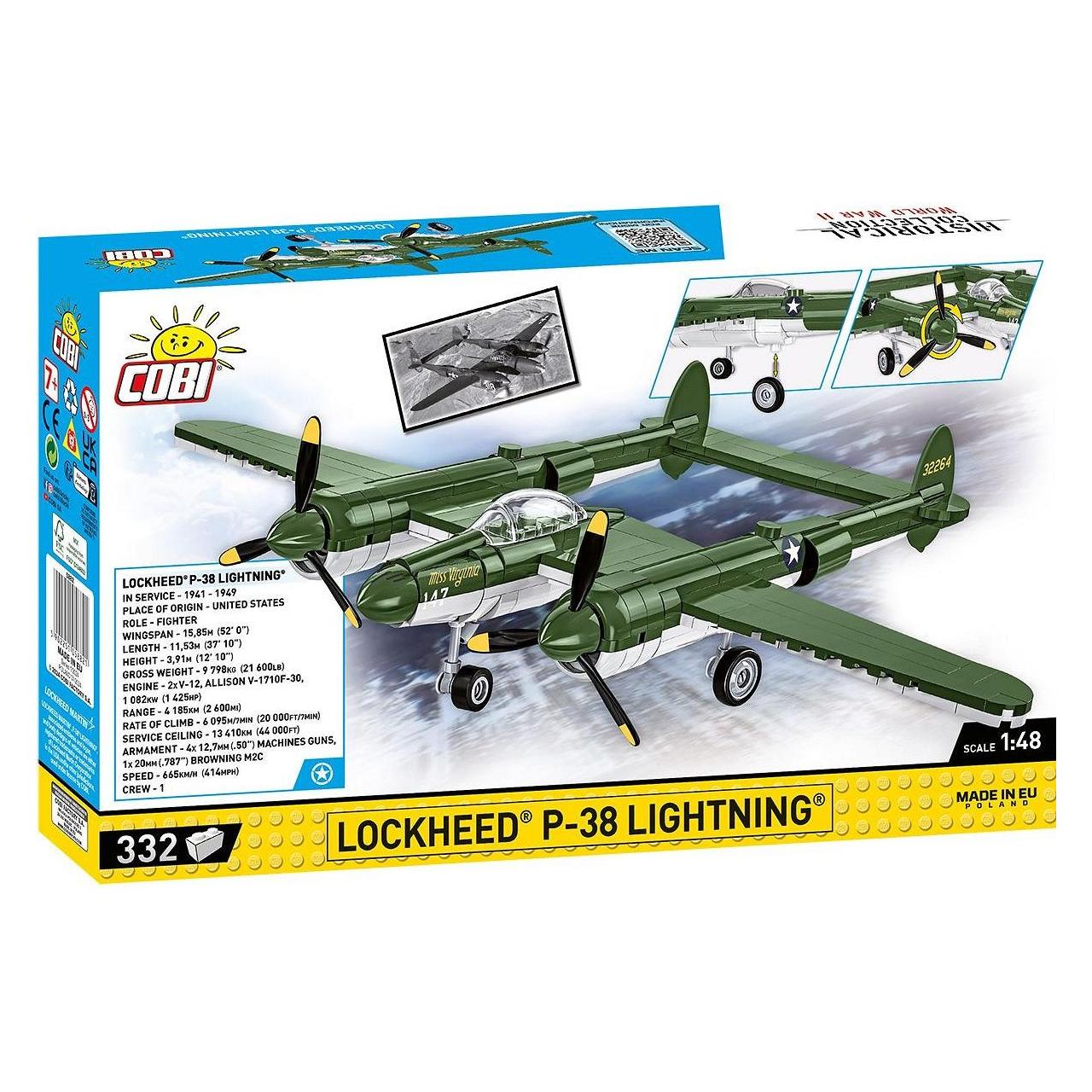 Cobi 5882 LOCKHEED P-38 lightning (5882)