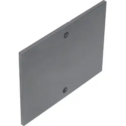 Hager GBZWB7011 Blende blind aus Polyamid zu Gerätebecher Zapfsäule eisengrau