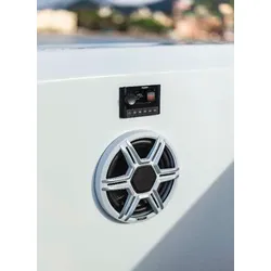 Fusion Apollo LED-Lautsprecher, Sportgrill grau,8,8"
