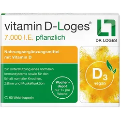 VITAMIN D-LOGES 7.000 I.E. pflanzlich Wochendepot 60 St