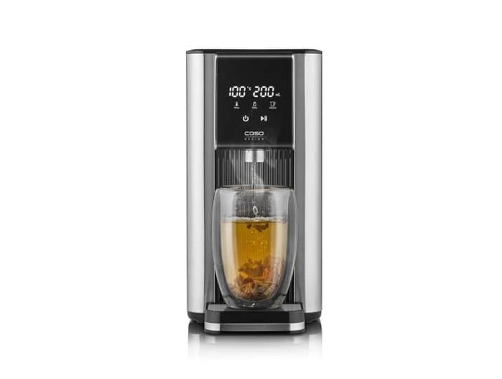 Caso HW 620 Turbo-Heißwasserspender: 2600W, 13 Temp.-Einstellungen (40-100°C), 7 Mengenausgaben, 2,5L Tank, Babyfunktion, Edelstahl, Wasserfilter, Entkalkungserinnerung