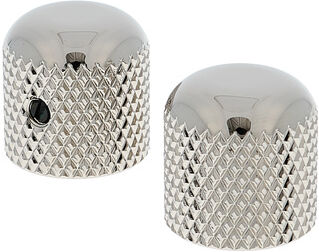 Allparts Metal Dome Knobs Nickel