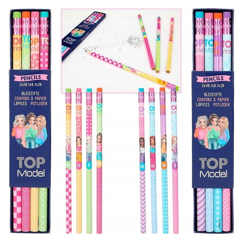 Top Model Bleistift-Set (2B, B, HB, 4x) (70526_4010070654269)