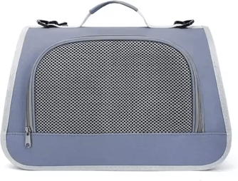 Inspire Curations TravelNest Folding Airline Approved Pet Carrier For Cats & Small Dogs blue