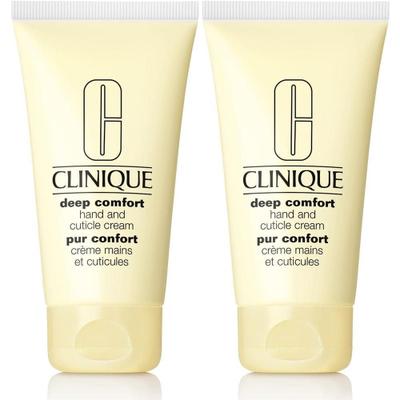 Clinique Deep Comfort Hand and Cuticle Cream x2 2x75 ml Creme