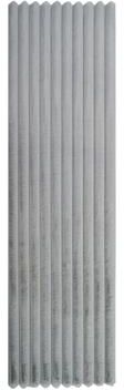 MDA Rugs Madrid Collection Ultra Soft Ribbed Faux Fur Area Rug