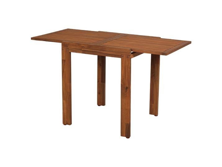 Balkontisch Bocks Massivholz Akazie, geölt 132 x 78 x 70cm Braun