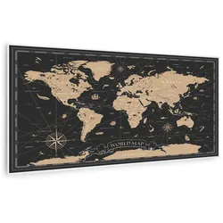 Wonderwall Air Art Smart Infrarotheizung Nachtkarte 120x60cm 700W 120 x 60 cm