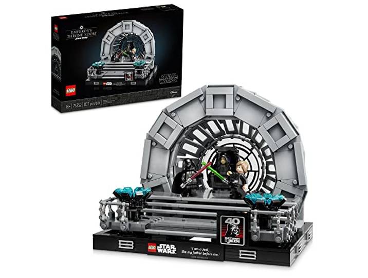 LEGO Star Wars Kaiser-Thronsaal Diorama 75352 Bauset für Erwachsene, klassisches Star Wars Sammlerstück zum Ausstellen mit Darth Vader Minifigur, lustiges Geburtstagsgeschenk für Männer und Frauen