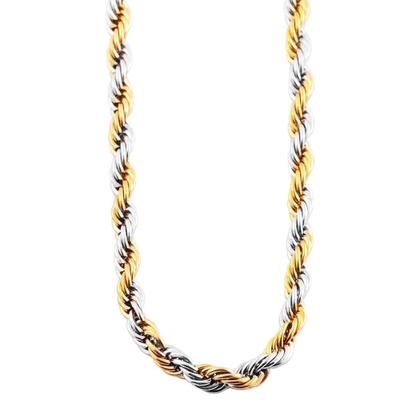 Kette ohne Anhänger ADELIA´S "Halskette – Kordelkette aus Edelstahl 60+5", silber, Halsketten, Damen, 65cm, Edelstahl, Geschenkidee: zeitlos und vielseitig