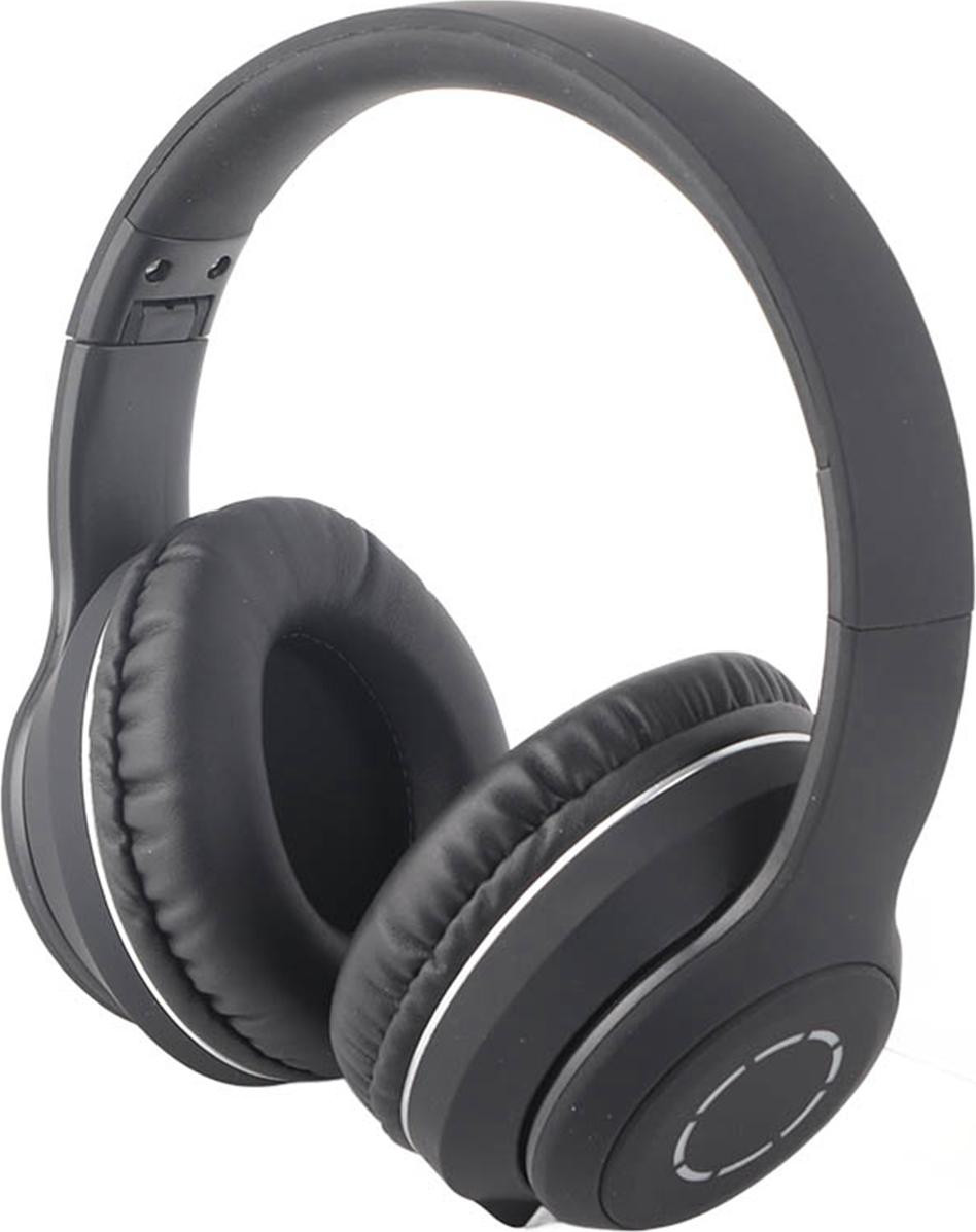 Cocosity Over-Ear-hoofdtelefoon, opvouwbaar met krachtige bas en verlichting, zwart