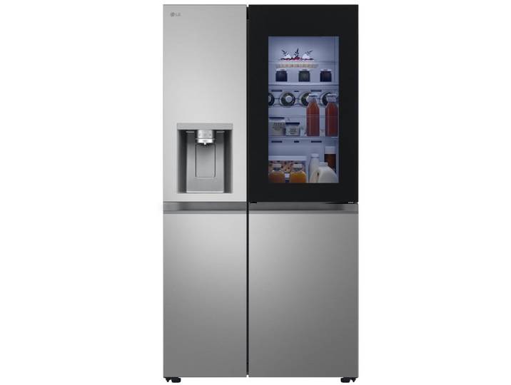 LG Side-by-Side GSXE81PYBD, 179 cm hoch, 91,3 cm breit, Eis-, Crushed Ice- und Wasserspender, Total No Frost, InstaView®