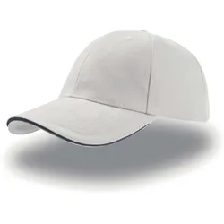 Atlantis Unisex 6-Panel Kappe 'Liberty Sandwich' Klassische Cap LISA white/navy one size