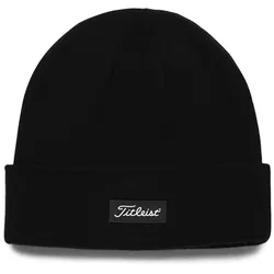 Titleist CHARLESTON CUFF KNIT - Beaniemütze - (01) Black/White