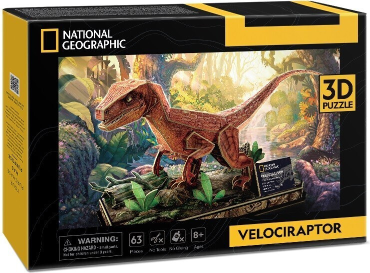 CubicFun 3D Puzzel Velociraptor