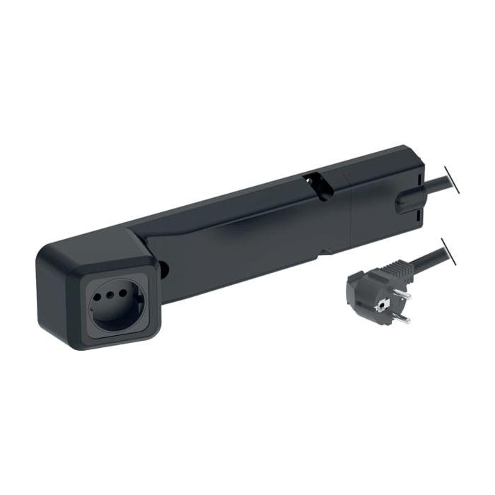 Geberit Steckdosenelement 505090002 230 V, IP 20, mit Netzstecker und Befestigungsmaterial